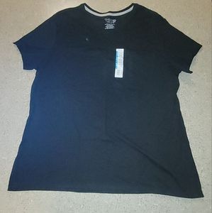 Short sleeve black tshirt XXXL
